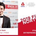 Sohrab Vazir as a Finalist at NatWest GBEA 2019