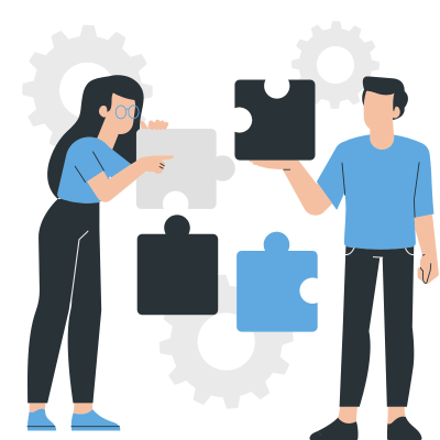 Illustration graphic for using problem and solution analysis in an immigration business plan