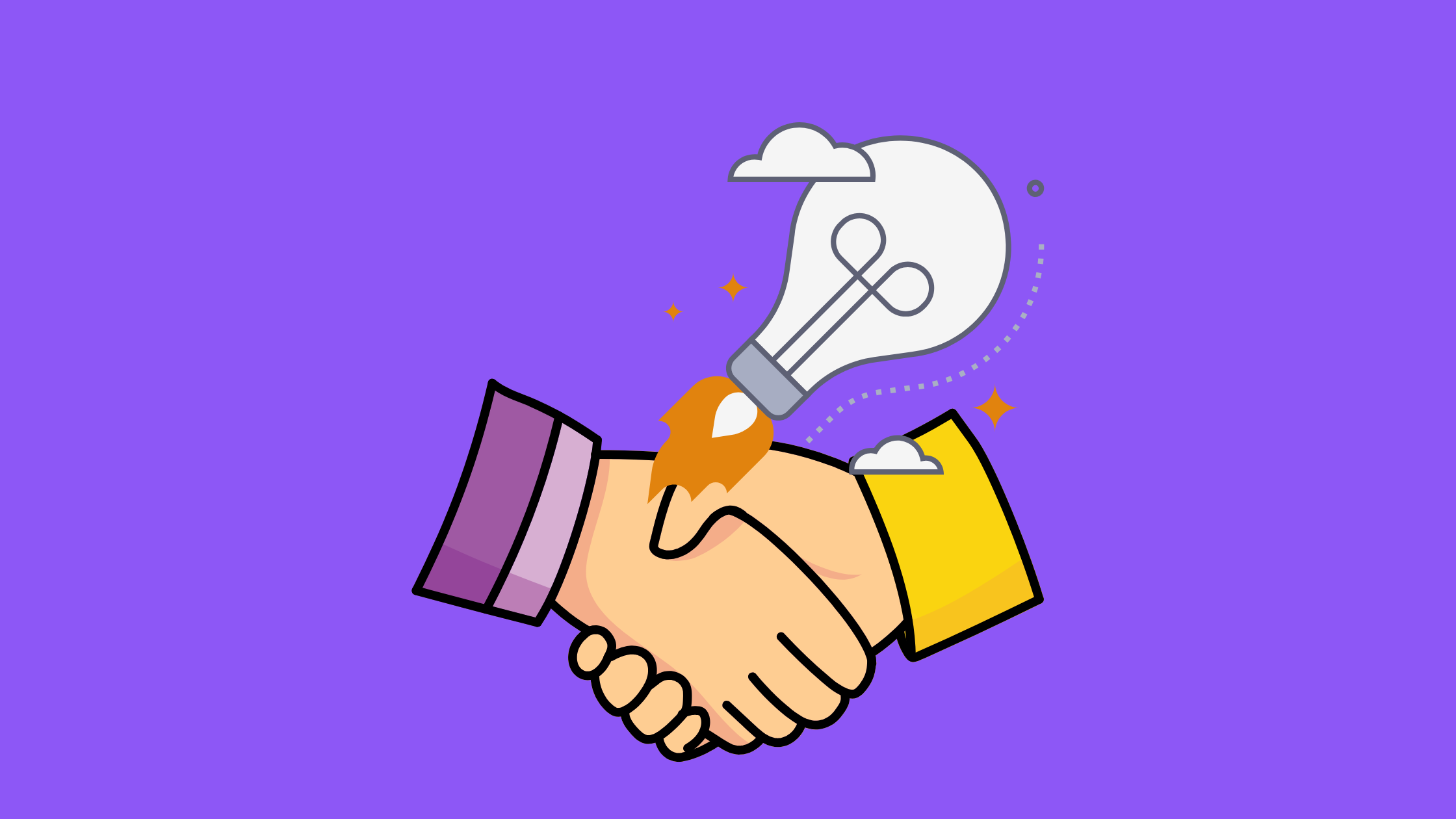 handshake symbol for article on choosing a cofounder